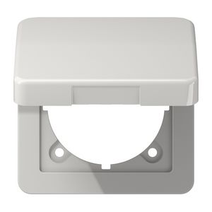 Klapdeksel CD500 lichtgrijs slagvast