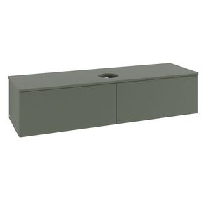 Wastafelonderkast Antao 1600x360x500mm L.Green Matt Lacquer L36110HL