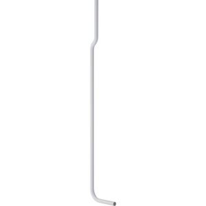 Set spoelbochten 90° 156x24cm Ø32mm A=6.5cm alpien wit