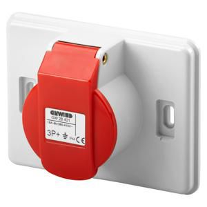 INDUSTRIELE WANDCONTACTDOZEN CONFORM IEC 309-GRIJS-3P+A