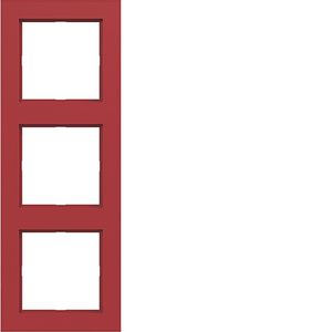 Afdekraam 3-voudig A.1 rood glanzend