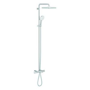Tempesta 250 Cube douchesysteem baduitloop 8,0L/min. chroom incl. s-koppelingen (prof)