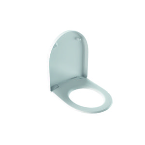 Icon closetzitting wit topfix softclose messing chroom scharnieren