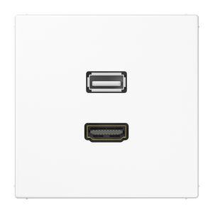 Afdekking alpin wit voor HDMI/USB LS990