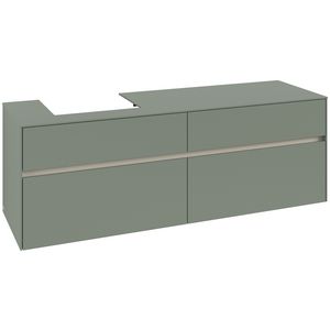 Wastafelonderkast Collaro 1600x548x500mm Soft Green C078B0AF