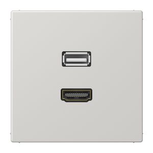 Afdekking licht grijs v. HDMI/USB LS990