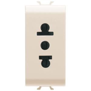 EURO-AMERICAN STANDARD SOCKET-OUTLET 250/125V ac-2P+E VVE=12