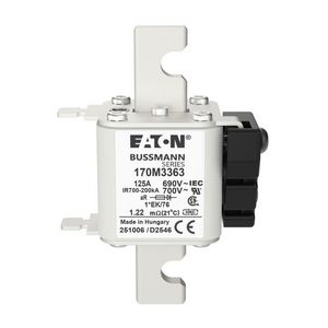 Zekering h. snelheid 125A AC 690V 200kA compact 1 45x VVE=3