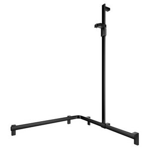 Douchegreep met douchestang rechts 850/850/1301mm zwart mat