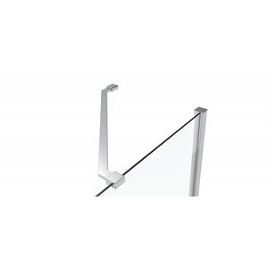 Stabilisatiestang 45 graden 22x210mm chroom 45 graden