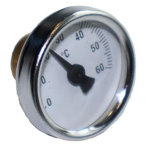 Retourthermometer 0- 50C voor verdeler 3/4" euroconus