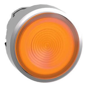 Kop voor verlichte drukknop Ø22mm Geel
