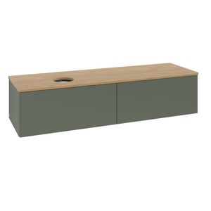 Wastafelonderkast Antao 1600x360x500mm L.Green Matt Lacquer L37011HL
