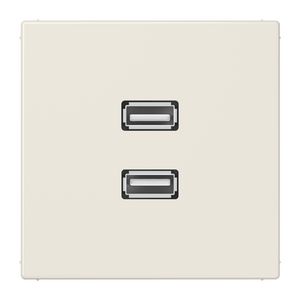 Afdekking wit voor 2xUSB LS990