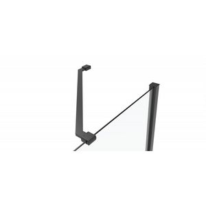 Stabilisatiestang 45 graden 22x210mm zwart 45 graden