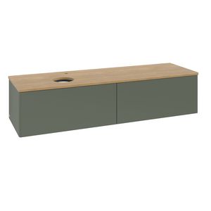 Wastafelonderkast Antao 1600x360x500mm L.Green Matt Lacquer L37051HL