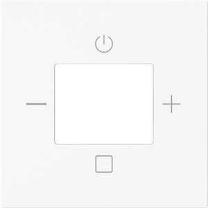 Centraalplaat voor digitale radio art-wit (8252-44G-101)