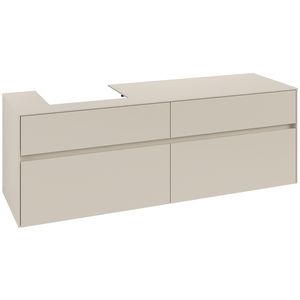 Wastafelonderkast Collaro 1600x548x500mm Cashmere Grey C07800VN