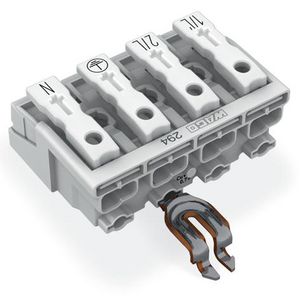 Kroonklem Drukknop extern HA PE-klikcontact 294-4324 VVE=500