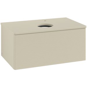 Wastafelonderkast Antao 800x360x500mm S.Grey Matt Lacquer L30150HJ