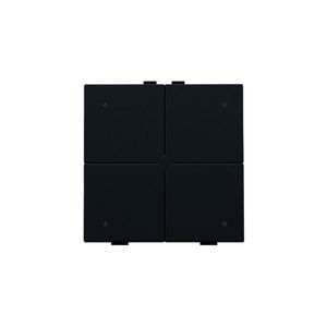 4-voudig drukknop leds/comfortsens. HomeControl black