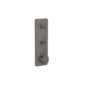 Afbouwdeel termostaat module 380/120 pl v 2 douchefunctie Cubic Cut greep brushed black chrome Citterio-C