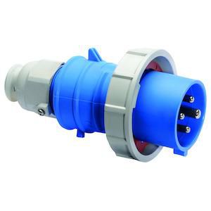 Steker 9h 32A 4P 230V IP67 QC MG Ni