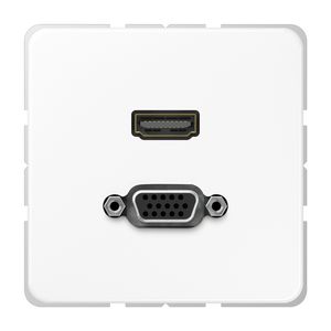 Afdekking alpin wit voor HDMI/VGA CD500