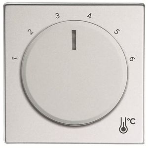 Centraalplaat voor thermostaat 1094/97U f-aluzilver (1794 R-83)