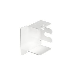 Eindstuk 40x40mm /gelaagd puur wit VVE=10