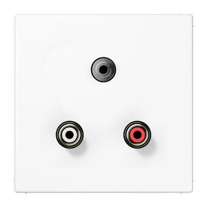 Afdekking alpin wit voor Audio/Jack LS90