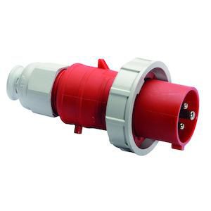 Steker 9h 32A 3P 400V IP67 QC MG Ni