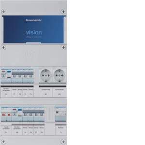 Groepenkast 8-groepenverdeler HS 2xALS 30mA +T+W+W 1-fase