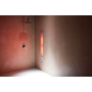 Sunshower SQUARE inbouw PURE XL 2.0 White 20x124x10cm infrarood