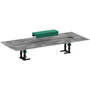 Douchegoot RainDrain installatie set 600 rechte dekvloer