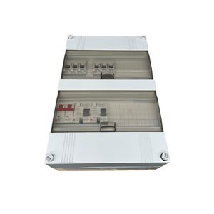 Kast 6 groepen 230V H+2x aardlek/3+3 ETI24-1H126