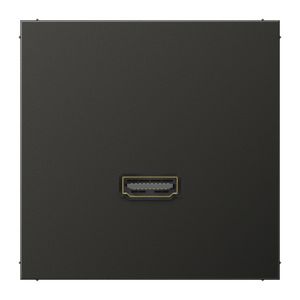 Afdekking antraciet voor 1xHDMI LS