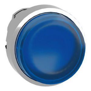 Kop voor verlichte drukknop Ø22mm Blauw