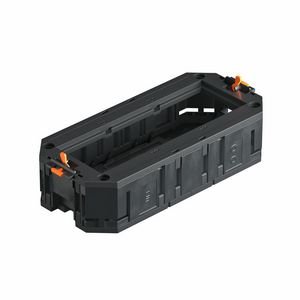 Universele drager Voor 3x Module 45 165x76x40 polyamid zwart