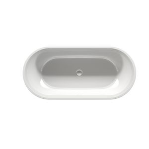 Vrijstaand ligbad Inspire 160x75cm wit glans incl. badpoten + sifon