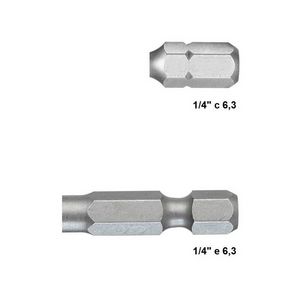 Schroefbit 25mm 1/4" nr 1 pro Robertson (10 stuks)