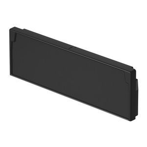 Eindkap kabelkanaal 60x200mm thermopl. RAL9011 VVE=5