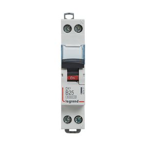Installatieautomaat MCB DX³ 1-polig + Nul B-karakteristiek 25A 6000A