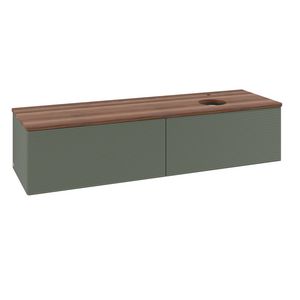 Wastafelonderkast Antao 1600x360x500mm L.Green Matt Lacquer L38152HL
