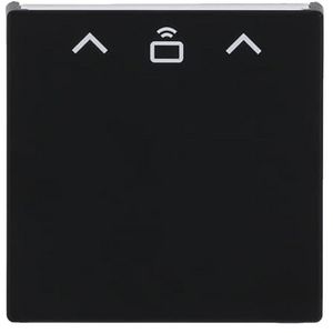 Centraalplaat voor kaartschakelaar met RFID Future mat zwart (1792 RFID-885)