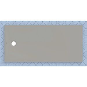Douchevloer CleanFloor30 geïntegreerd met afdichtingsvlies grijs: 170x80cm