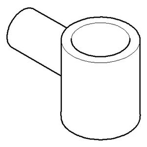 Houder 25x30mm chr 083012501-00
