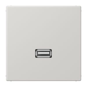 Afdekking licht grijs voor 1xUSB LS990