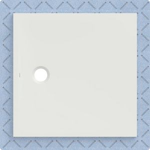 Douchevloer CleanFloor30 geïntegreerd met afdichtingsvlies wit: 90x90cm