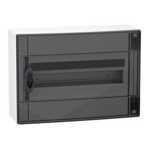 Modulaire verdeler PrismaSeT XS surface 1x18 mod 1 aardingsb